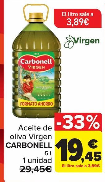 Carrefour Aceite de oliva virgen carbonell oferta