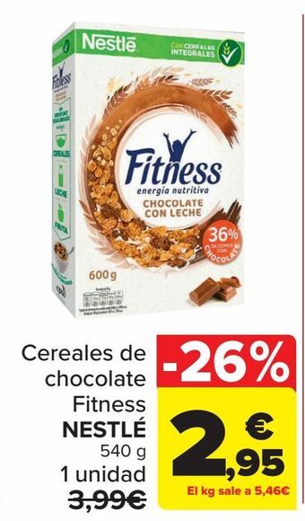Carrefour Cereales de chocolate fitness nestlé oferta