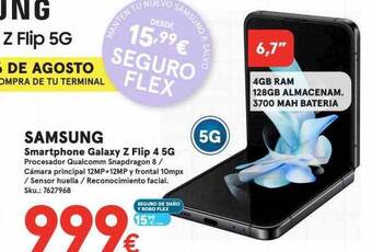 Worten Samsung smartphone galaxy z flip 4 5g oferta
