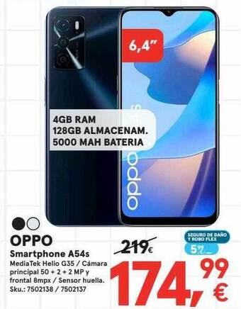 Worten Oppo smartphone a54s oferta