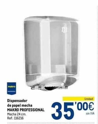 Makro Dispensador de papel mecha makro professional oferta