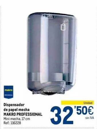 Makro Dispensador de papel mecha makro professional oferta