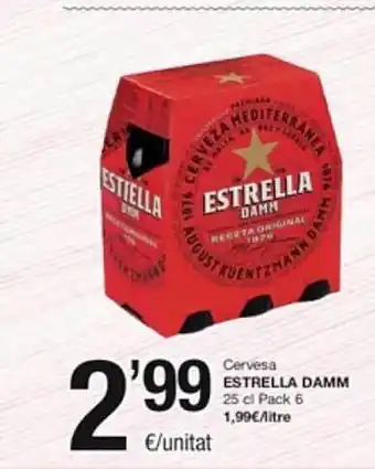 SPAR Cervesa estrella damm pack 6 oferta