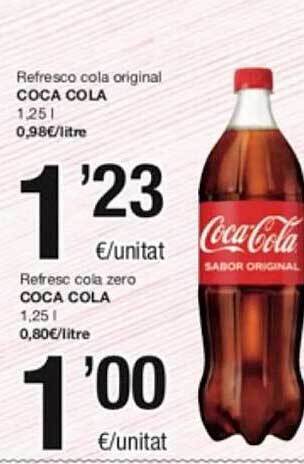 SPAR Refresc cola zero coca cola oferta