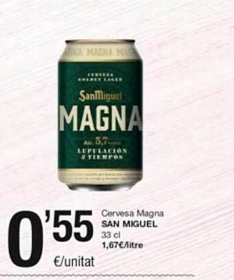 SPAR Cervesa magna san miguel oferta