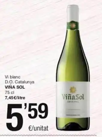 SPAR Vi blanc d.o. catalunya viña sol oferta