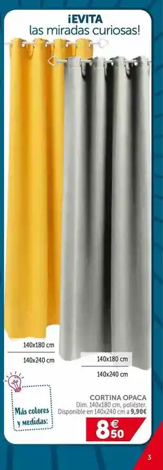 GiFi CORTINA OPACA 140x180cm oferta