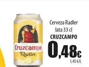 SPAR Lanzarote Cerveza radler lata cruzcampo oferta