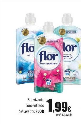 SPAR Lanzarote Suavizante concentrado 59 lavados flor oferta