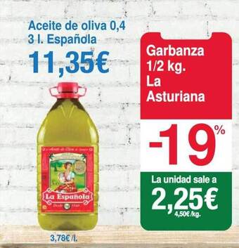 Spar La Palma Garbanza la asturiana oferta