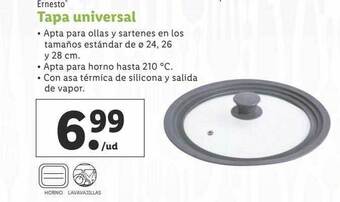Lidl Ernesto tapa universal oferta