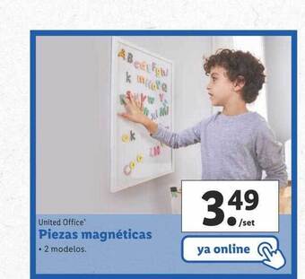Lidl United office piezas magnéticas oferta