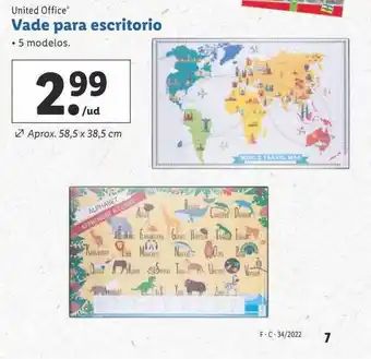 Lidl United office vade para escritorio oferta