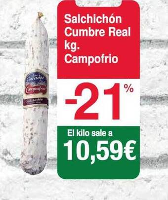 Spar La Palma Salchichón cumbre real campofrio oferta