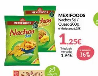 PrimaPrix Mexifoods Nachos Sal Queso oferta