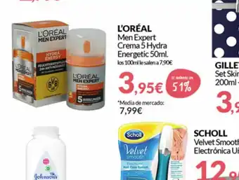 PrimaPrix l'Oreal Men Expert Crema 5 Hydra Energetic 50ml oferta