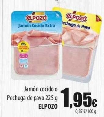 SPAR Lanzarote Jamón cocido o pechuga de pavo elpozo oferta