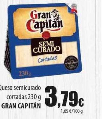 SPAR Lanzarote Queso semicurado cortadas gran capitán oferta