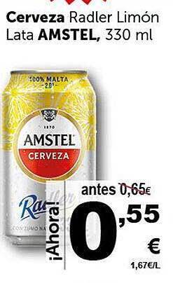 Masymas Cerveza lata amstel oferta
