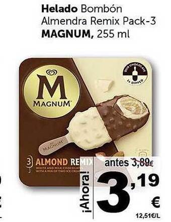 Masymas Helado magnum oferta