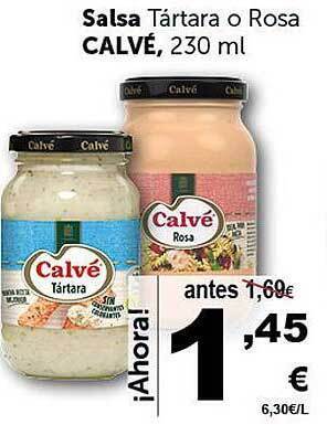 Masymas Calvé salsa oferta