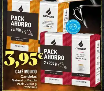 Gadis Café molido candelas natural o mezcla pack oferta
