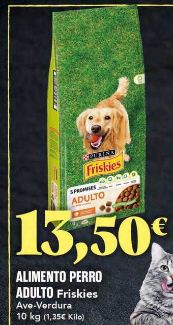 Gadis Alimento perro adulto friskies oferta