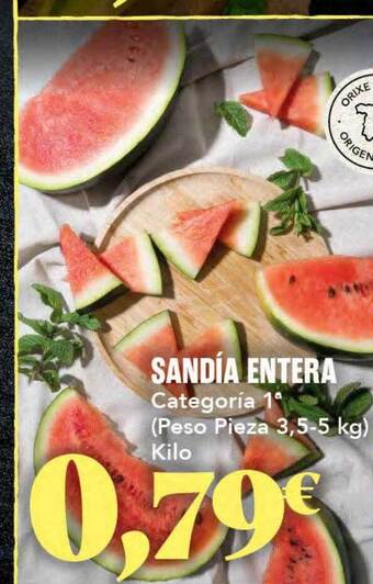 Gadis Sandía entera oferta