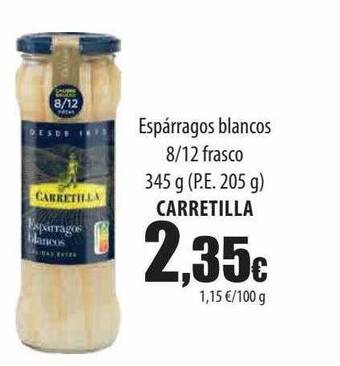 Spar Tenerife Espárragos blancos 8-12 frasco carretilla oferta
