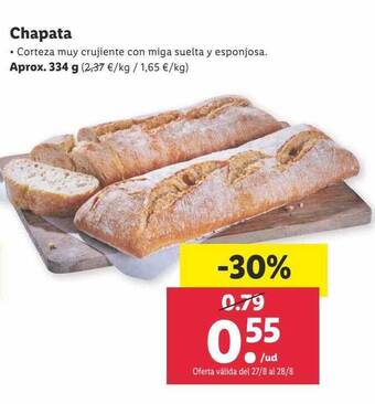 Lidl Chapata oferta