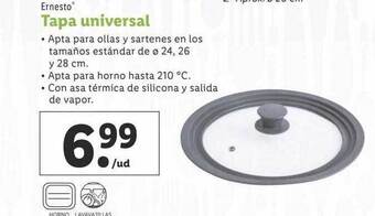 Lidl Ernesto tapa universal oferta