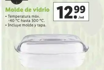 Lidl Molde de vidrio oferta