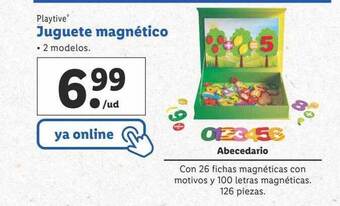 Lidl Playtive juguete magnético oferta