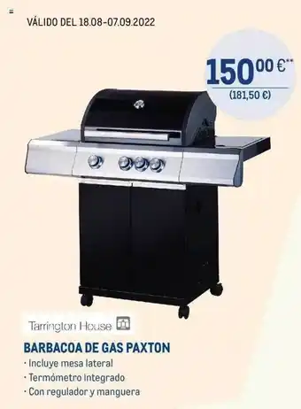 Makro Barbcoa de gas paxton oferta