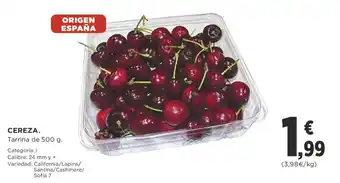 Supercor Cereza Tarrina de 500g oferta