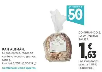 Supercor Pan Alemán 500g oferta