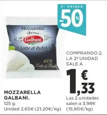 Supercor Galbani Mozzarella 125g oferta