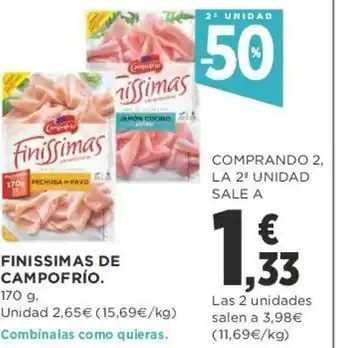 Supercor Finissimas De Campofrío 170g oferta