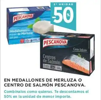 Supercor Pescanova En Medallones De Merluza O Centro De Salmón oferta