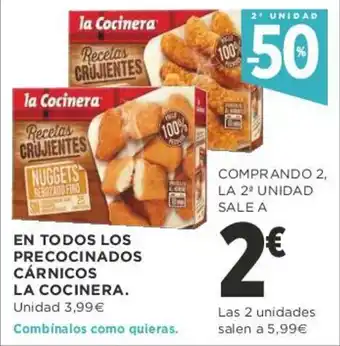 Supercor La Cocinera En Todos Los Precocinados Cárnicos oferta