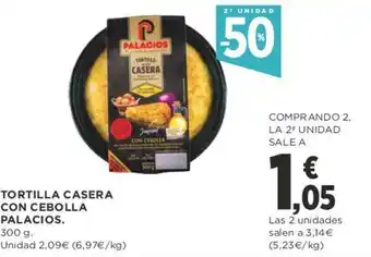Supercor Tortilla Casera Con Cebolla Palacios 300g oferta