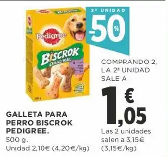 Supercor Pedigree Galleta Para Perro Biscrok 500g oferta