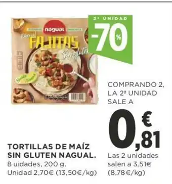 Supercor Tortillas De Maíz Sin Gluten Nagual 200g oferta