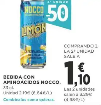 Supercor Bebida Con Aminoácidos Nocco 33cl oferta