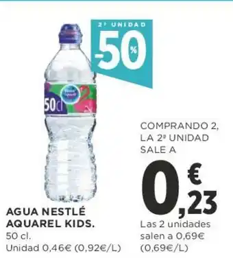 Supercor Agua Nestlé Aquarel Kids 50cl oferta