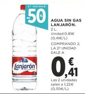 Supercor Lanjarón Agua Sin Gas 2L oferta