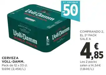 Supercor Cerveza Voll-Damm 12x33cl oferta