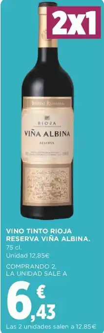 Supercor Vino Tinto Rioja Reserva Viña Albina 75cl oferta