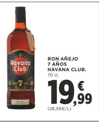 Supercor Ron Añejo 7 Años Havana Club 70 cl. oferta