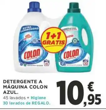 Supercor Detergente A Máquina Colon Azul 45 lavados + Higiene 30 lavados de Regalo oferta
